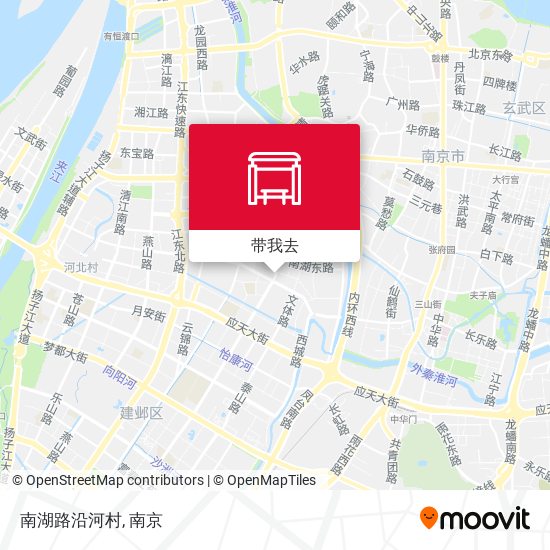南湖路沿河村地图