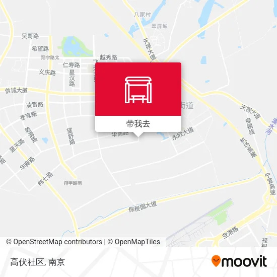 高伏社区地图
