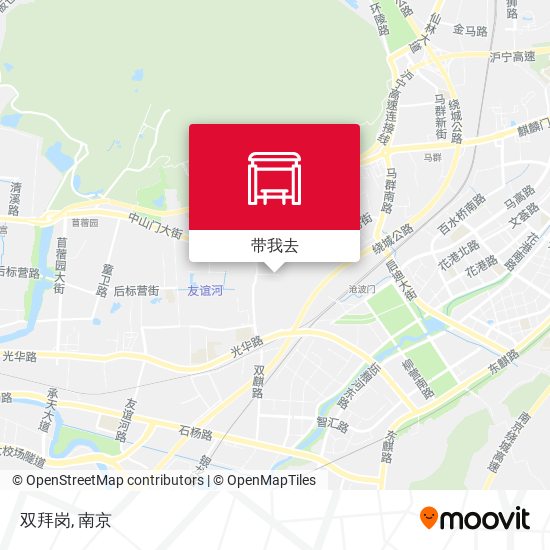 双拜岗地图