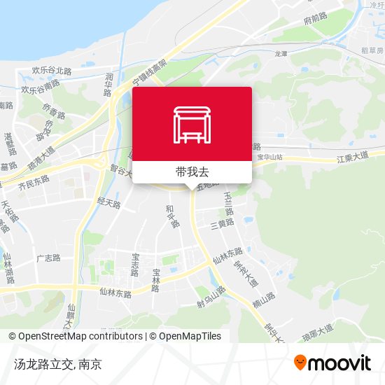 汤龙路立交地图
