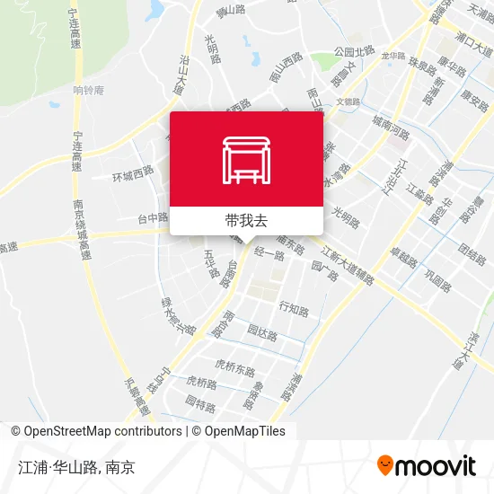 江浦·华山路地图