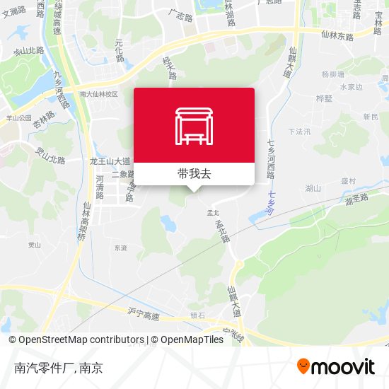 南汽零件厂地图