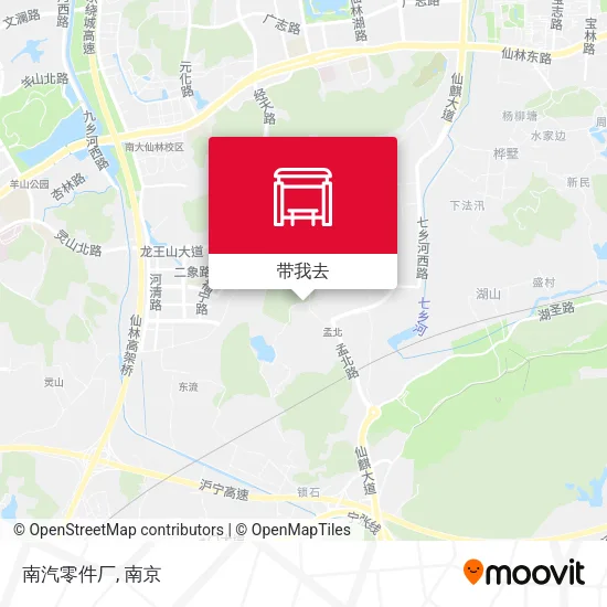南汽零件厂地图