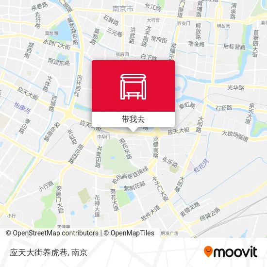 应天大街养虎巷地图