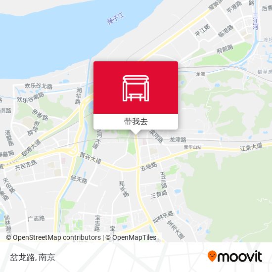 岔龙路地图