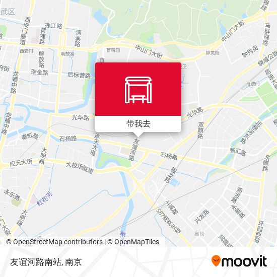 友谊河路南站地图