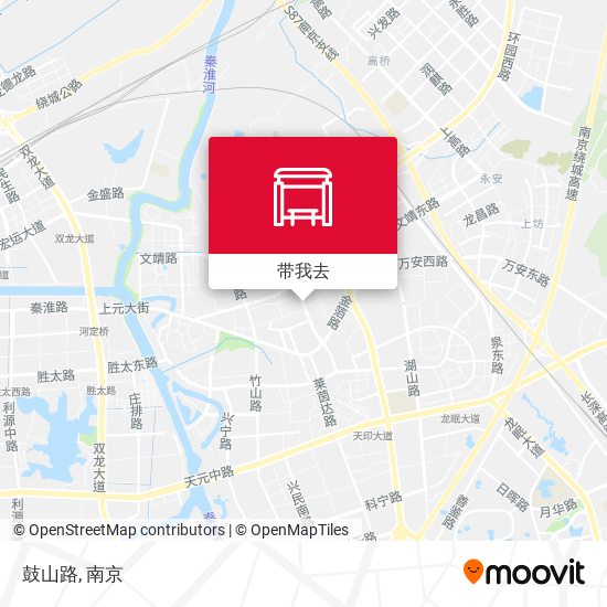 鼓山路地图