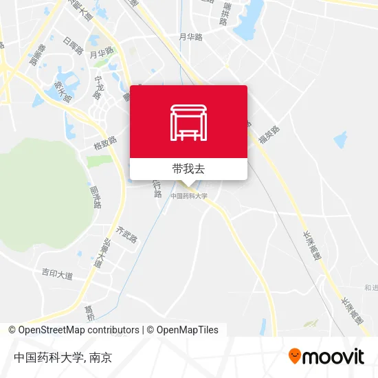 中国药科大学地图