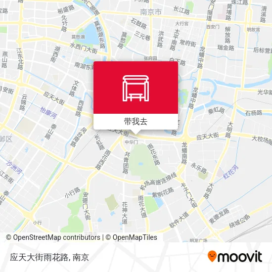 应天大街雨花路地图