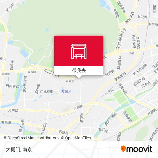 大栅门地图