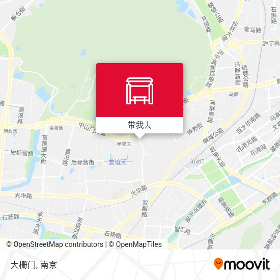 大栅门地图