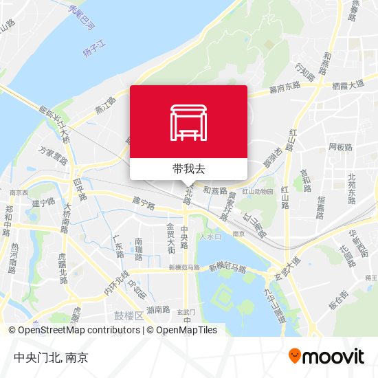 中央门北地图