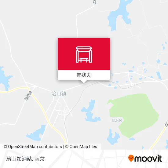 冶山加油站地图