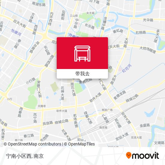 宁南小区西地图