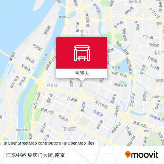 江东中路·集庆门大街地图