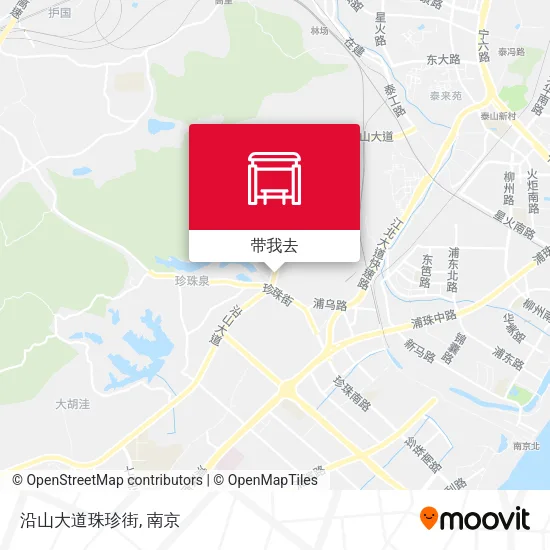 沿山大道珠珍街地图