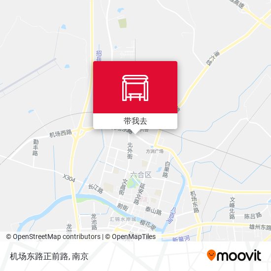 机场东路正前路地图