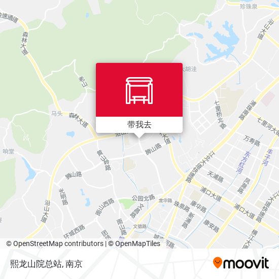熙龙山院总站地图