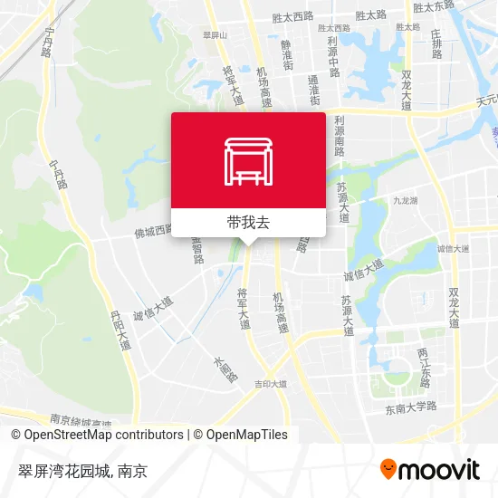 翠屏湾花园城地图