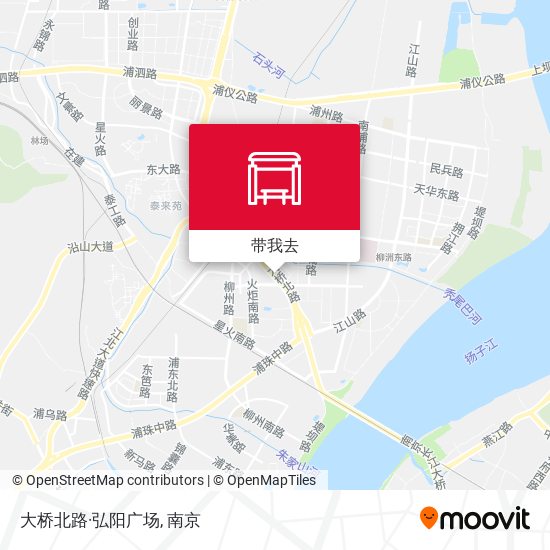 大桥北路·弘阳广场地图