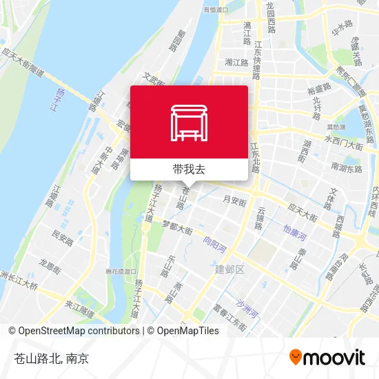苍山路北地图
