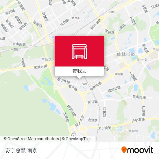 苏宁总部地图