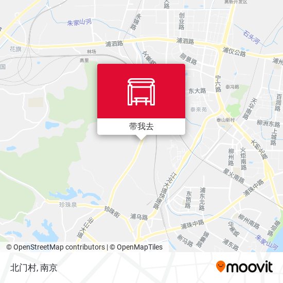 北门村地图