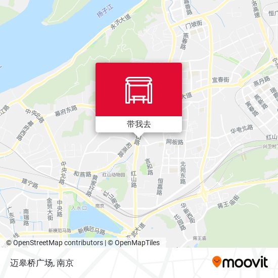 迈皋桥广场地图