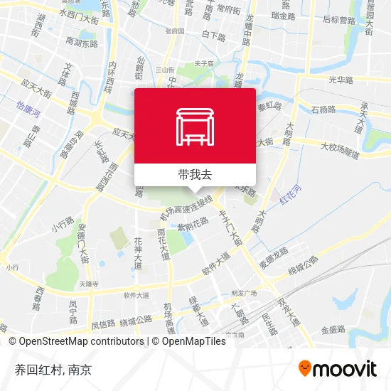养回红村地图