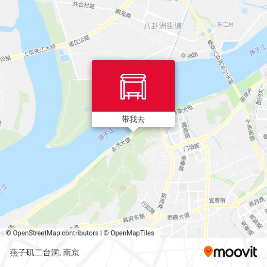 燕子矶二台洞地图