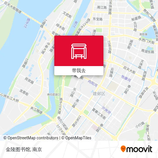 金陵图书馆地图