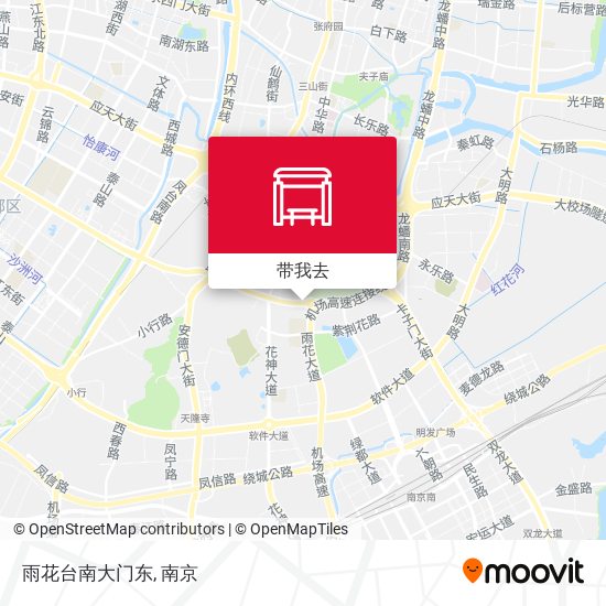 雨花台南大门东地图