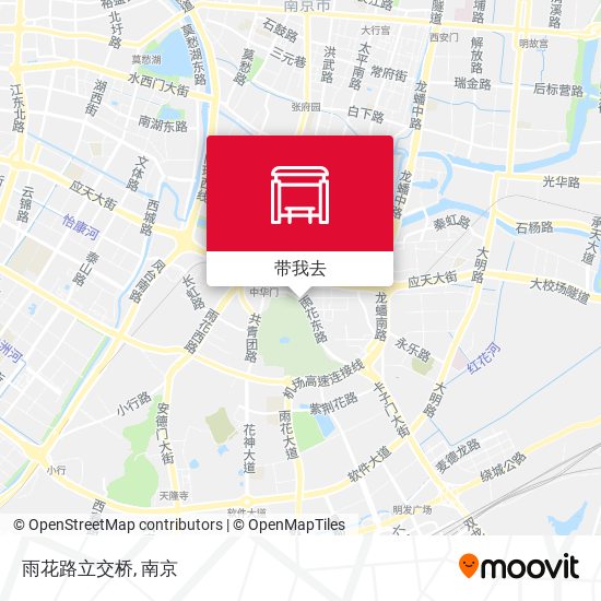 雨花路立交桥地图