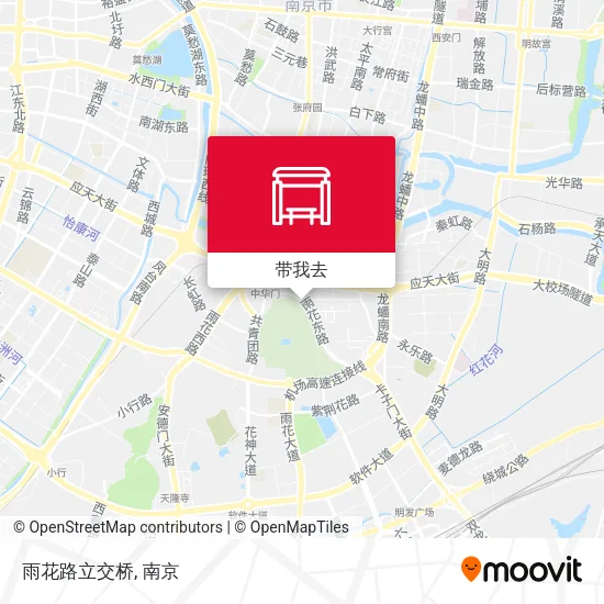 雨花路立交桥地图