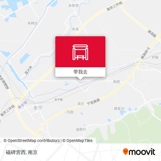 磁碑营西地图