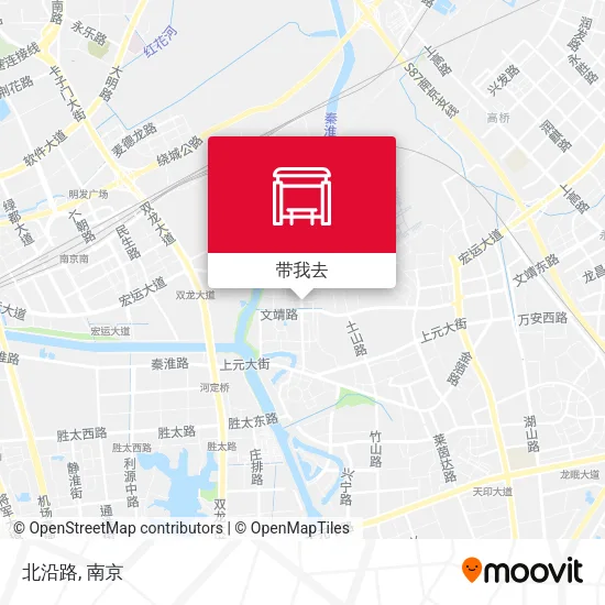 北沿路地图