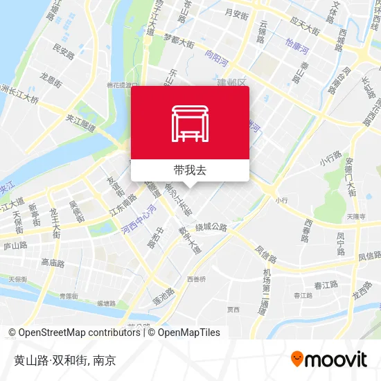 黄山路·双和街地图