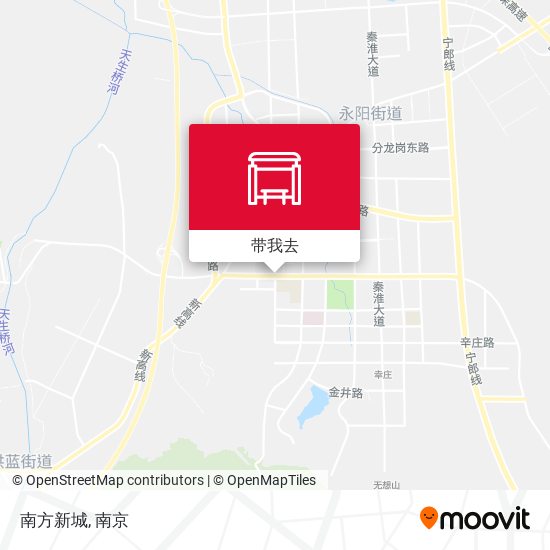 南方新城地图
