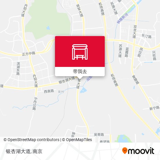 银杏湖大道地图