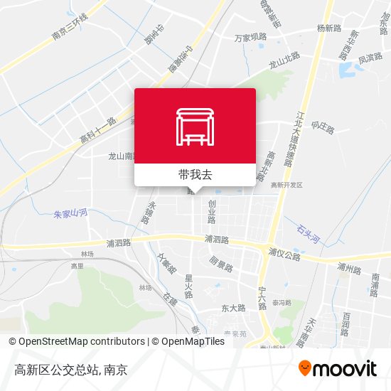 高新区公交总站地图