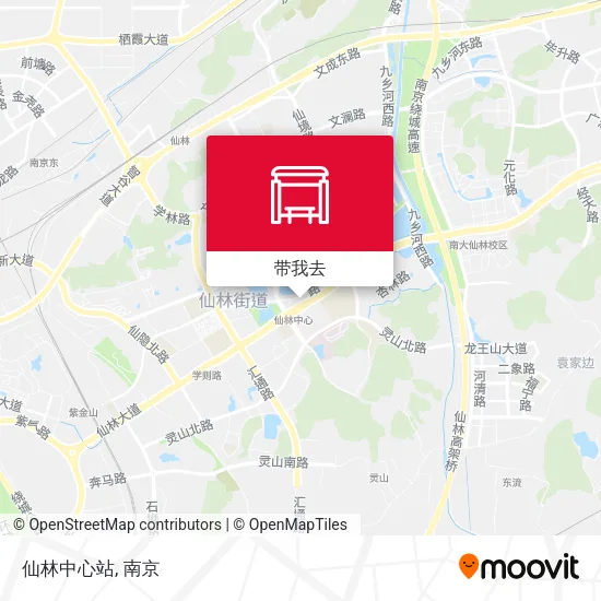 仙林中心站地图