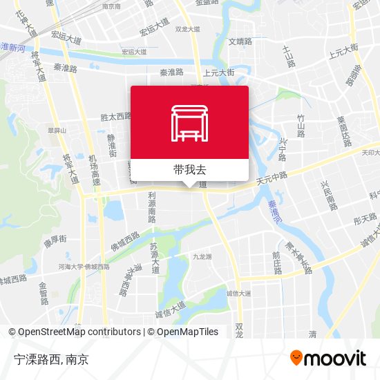 宁溧路西地图