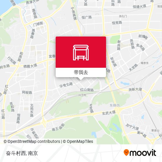 奋斗村西地图