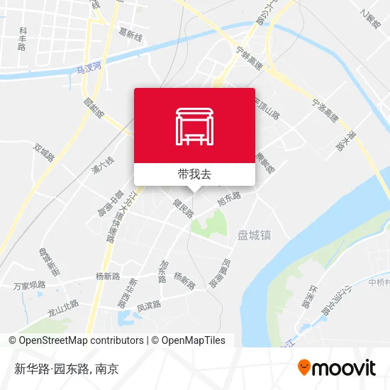 新华路·园东路地图