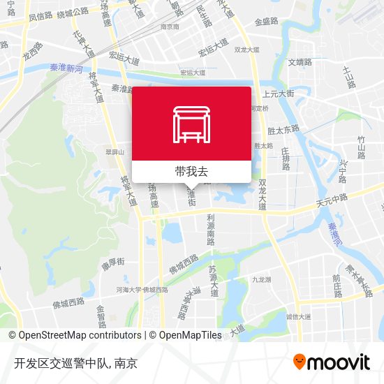 开发区交巡警中队地图