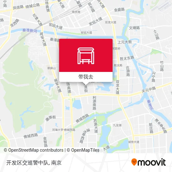 开发区交巡警中队地图