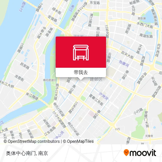 奥体中心南门地图