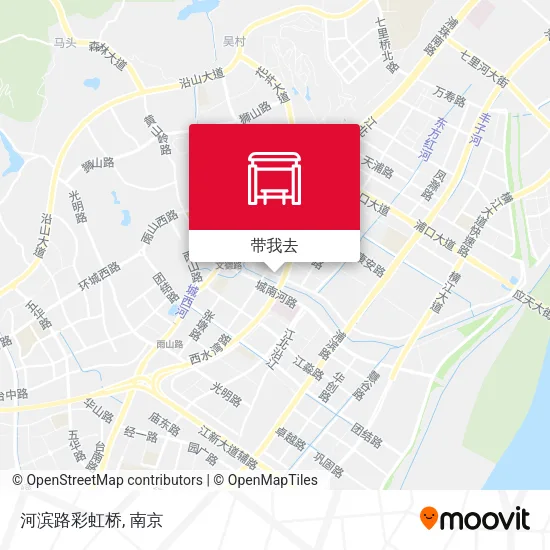 河滨路彩虹桥地图