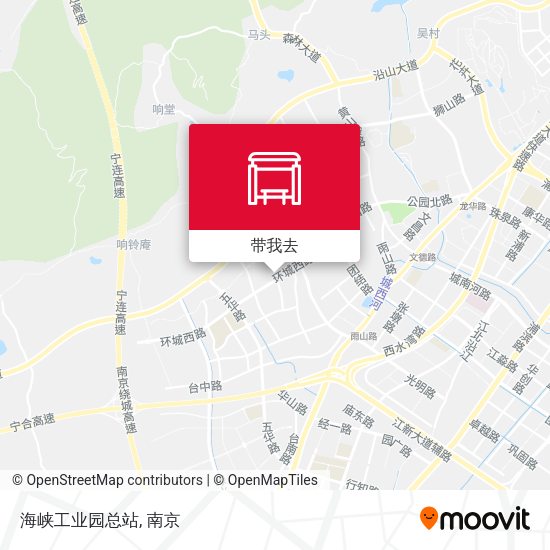 海峡工业园总站地图