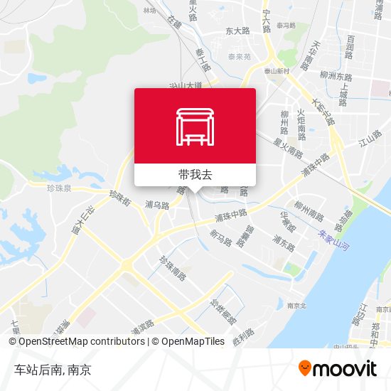 车站后南地图